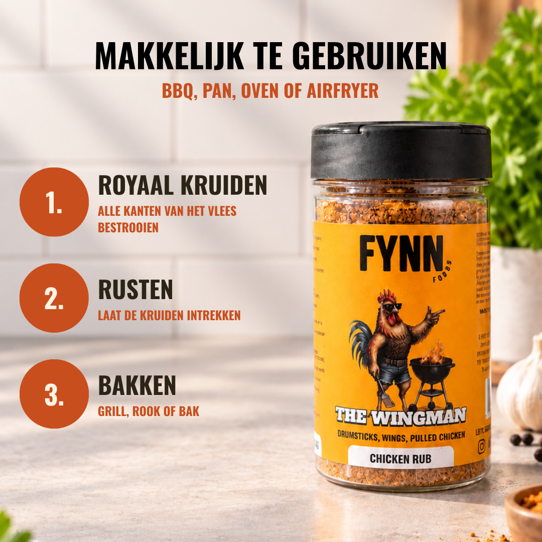 THE WINGMAN - Kip BBQ Rub
