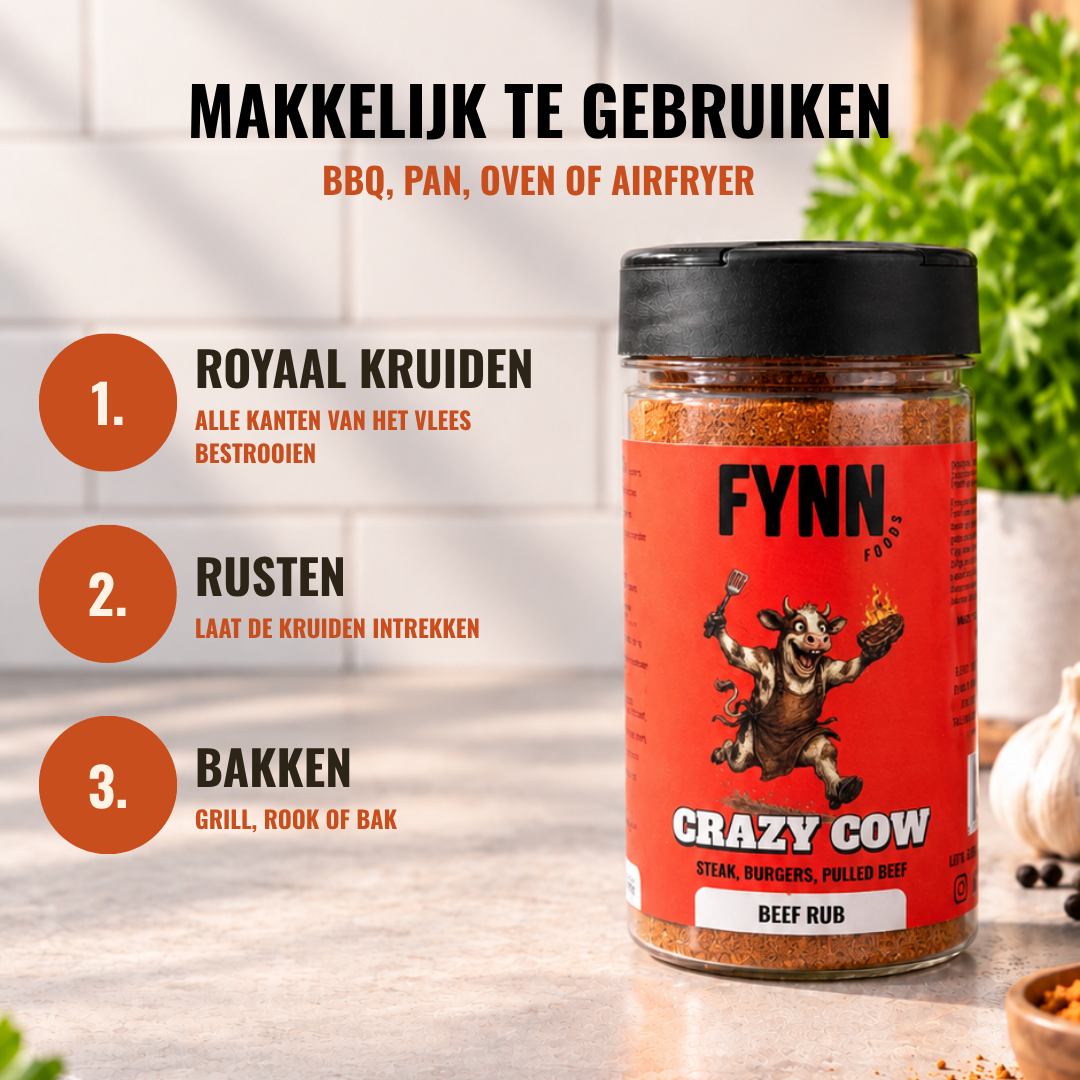 CRAZY COW - Rund BBQ Rub